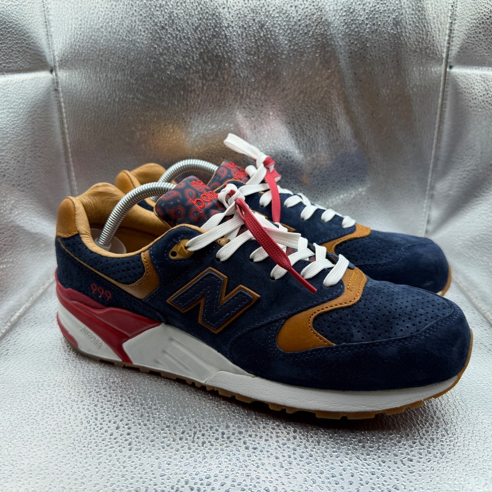 Size 9.5 New Balance 999 Elite Edition Mens Navy Blue Excellent ML999SP Suede